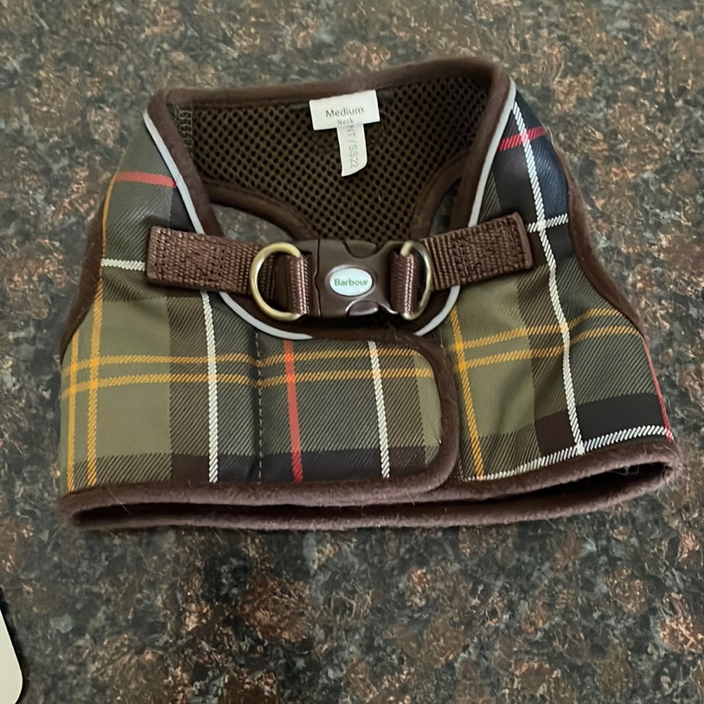 Barbour step in dog harness